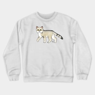 Cat - Sand Cat - Yellow Crewneck Sweatshirt